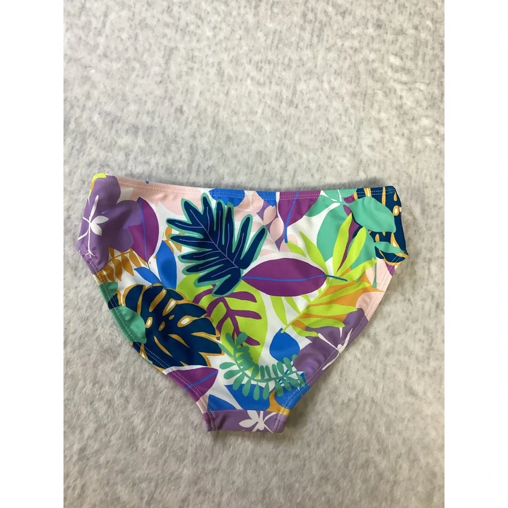 Andy & Evan Girls Tropical‎ Floral Bikini Swim Bottom Multicolor Size M nwot